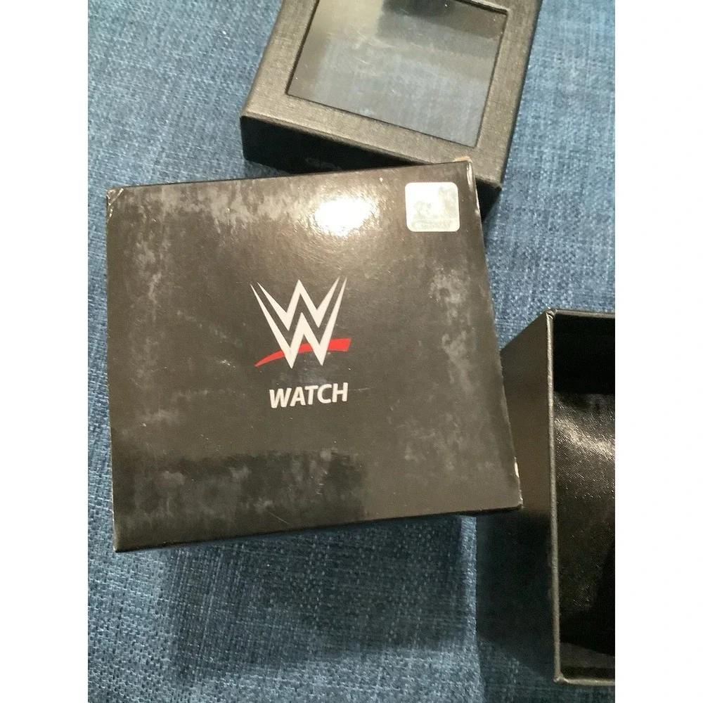 WWE Andre The Giant Watch Men's Size Black Leather Band Game Time New